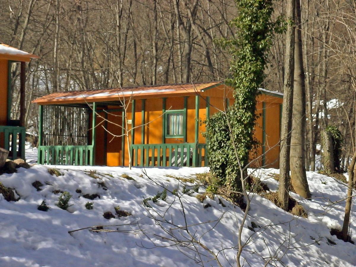 Camping Le P'Tit Bonheur Escaro Exterior foto